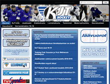 Tablet Screenshot of kjthockey.fi